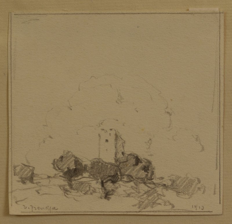 1912 - Torre nei dintorni di Orvieto